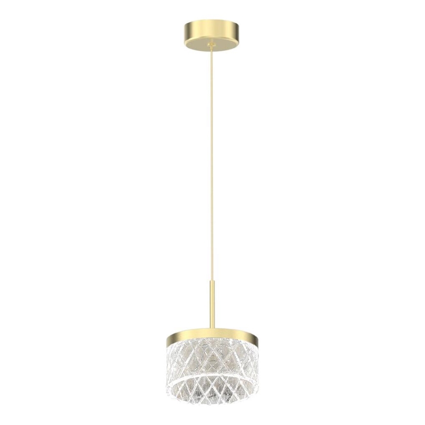LED Pakabinamas sietynas ELEGANCE LED/9W/230V diametras 15 cm auksas