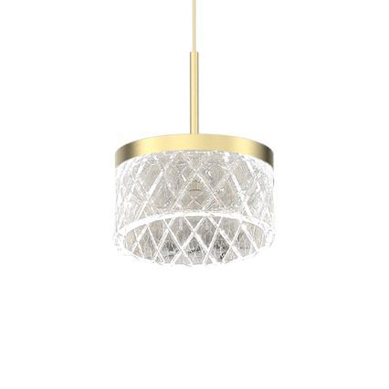 LED Pakabinamas sietynas ELEGANCE LED/9W/230V diametras 15 cm auksas