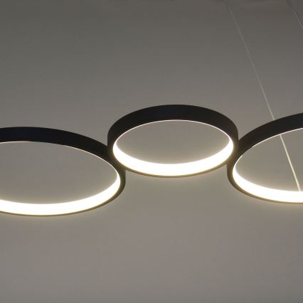 LED Pakabinamas sietynas FLAMENCO LED/42W/230V 4000K juoda