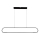 LED Pakabinamas sietynas FRAME LED/42W/230V juoda