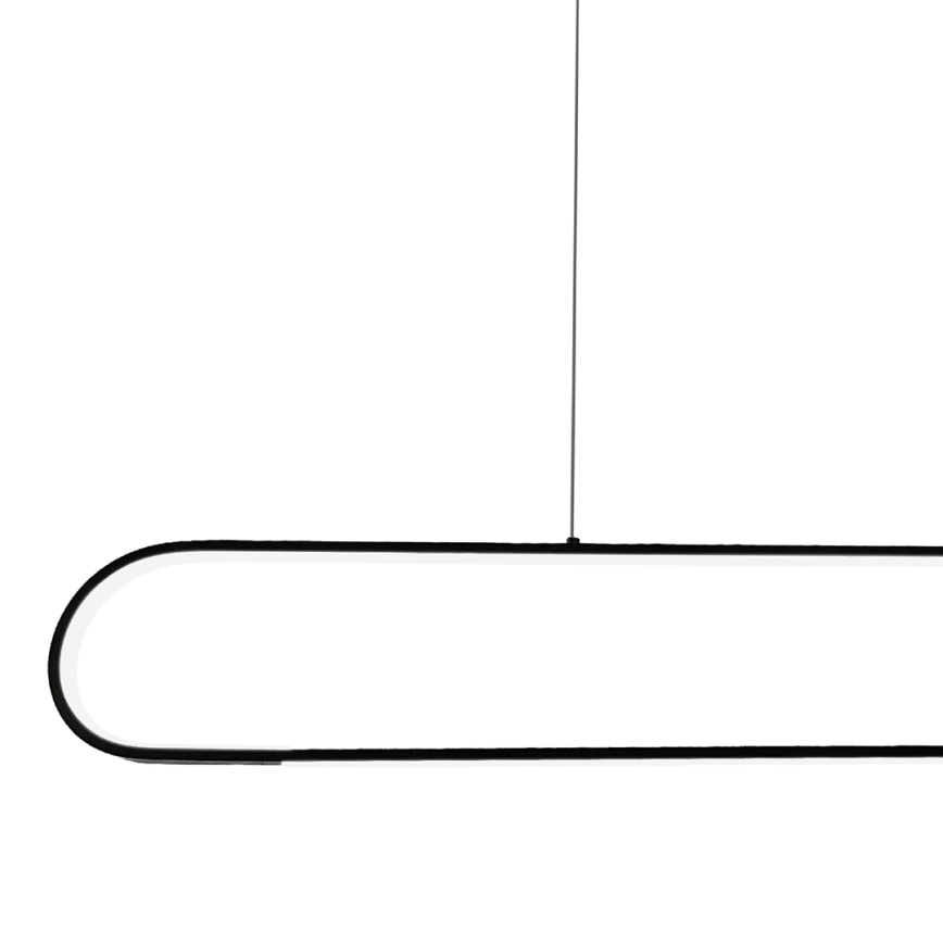 LED Pakabinamas sietynas FRAME LED/42W/230V juoda