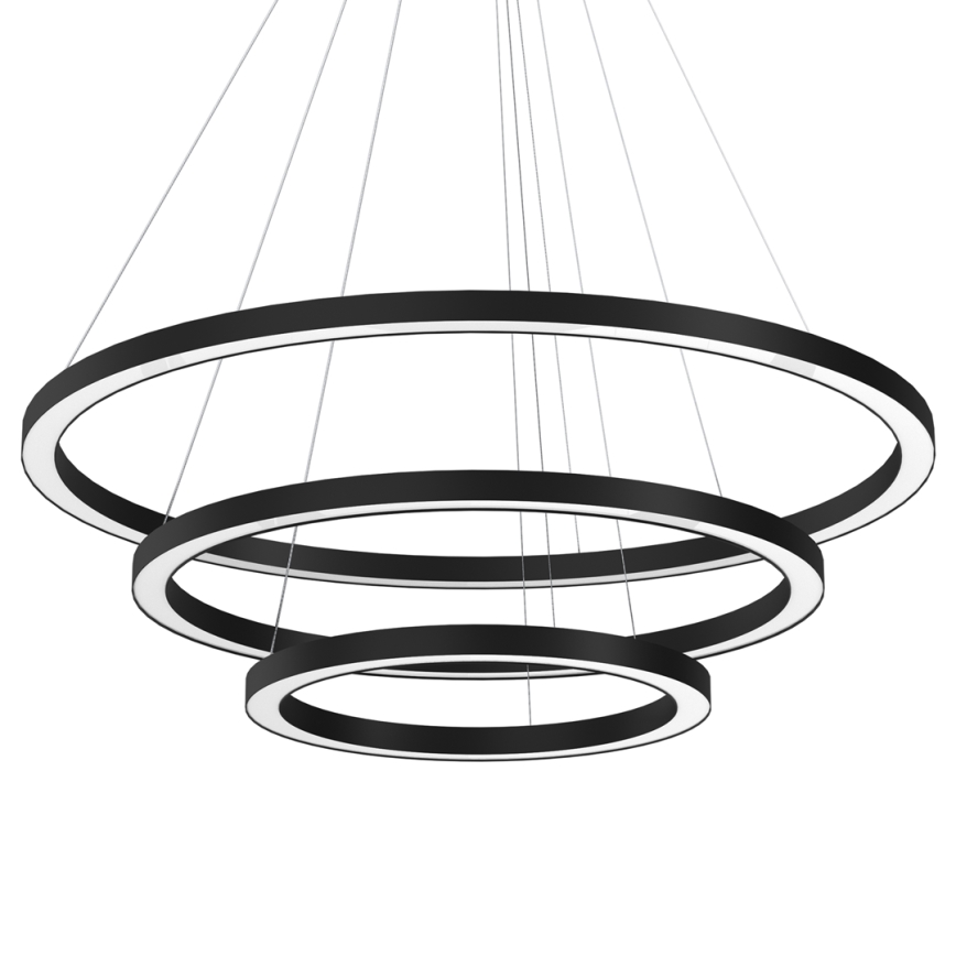 LED Pakabinamas sietynas GALAXIA LED/85W/230V juodas