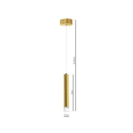 LED Pakabinamas sietynas GOLDIE 1xLED/5W/230V auksinis