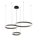 LED Pakabinamas sietynas GRAVITY LED/108W/230V juoda
