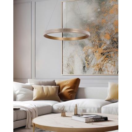 LED Pakabinamas sietynas HASHIM LED/34W/230V diametras 60 cm varis
