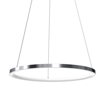 LED Pakabinamas sietynas HOOP LED/27W/230V diametras 50 cm 4000K blizgus chromas