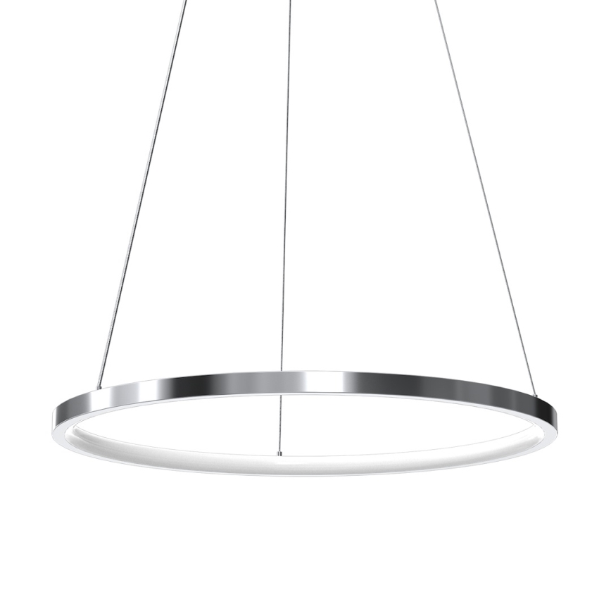 LED Pakabinamas sietynas HOOP LED/27W/230V diametras 50 cm 4000K blizgus chromas