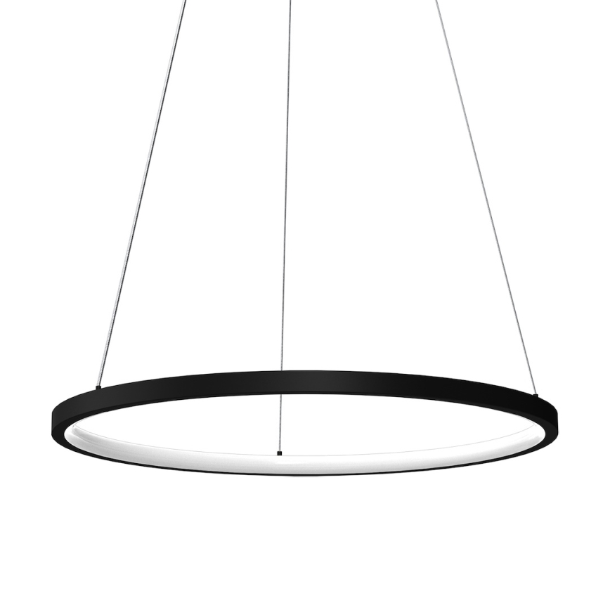 LED Pakabinamas sietynas HOOP LED/27W/230V diametras 50 cm 4000K juoda