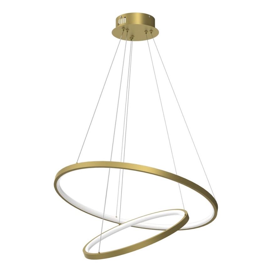 LED Pakabinamas sietynas HOOP LED/51W/230V diametras 60 cm 4000K auksas