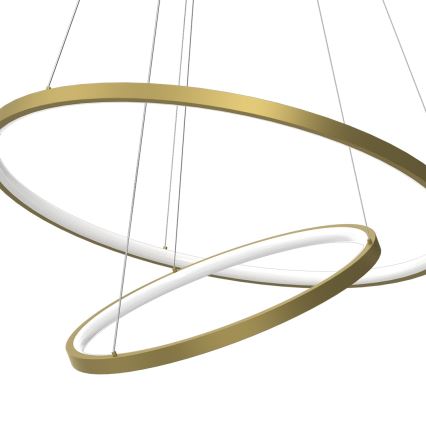 LED Pakabinamas sietynas HOOP LED/51W/230V diametras 60 cm 4000K auksas