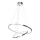 LED Pakabinamas sietynas HOOP LED/51W/230V diametras 60 cm 4000K blizgus chromas