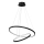 LED Pakabinamas sietynas HOOP LED/51W/230V diametras 60 cm 4000K juoda