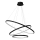 LED Pakabinamas sietynas HOOP LED/93W/230V diametras 60 cm 4000K juoda