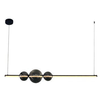 LED Pakabinamas sietynas KUGEL LED/30W/230V juoda