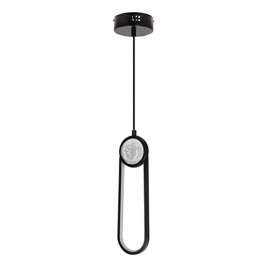 LED Pakabinamas sietynas LACRIMA LED/15W/230V 3000K juoda