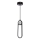 LED Pakabinamas sietynas LACRIMA LED/15W/230V 3000K juoda