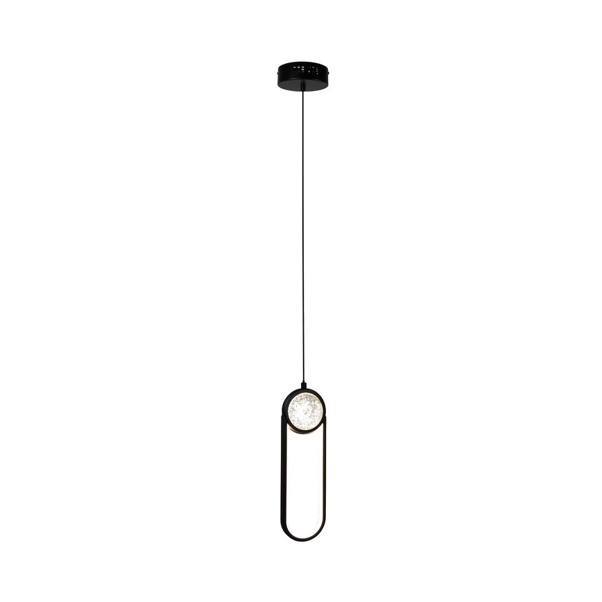 LED Pakabinamas sietynas LACRIMA LED/15W/230V 3000K juoda