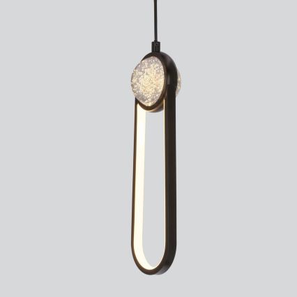 LED Pakabinamas sietynas LACRIMA LED/15W/230V 3000K juoda