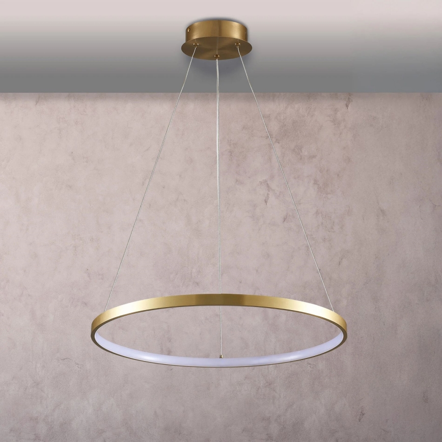 LED Pakabinamas sietynas LEA LED/20W/230V 4000K diametras 50 cm auksas