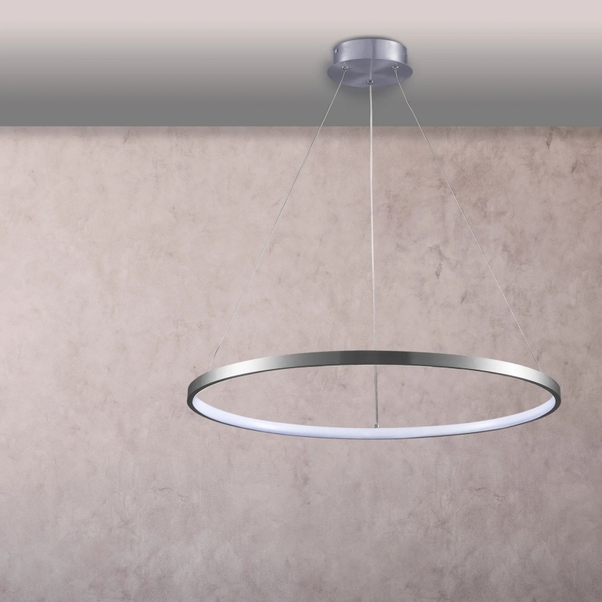 LED Pakabinamas sietynas LEA LED/20W/230V 4000K diametras 50 cm matinis chromas