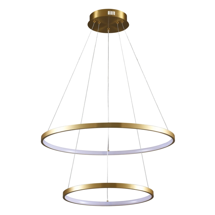 LED Pakabinamas sietynas LEA LED/35W/230V 4000K diametras 60 cm auksas