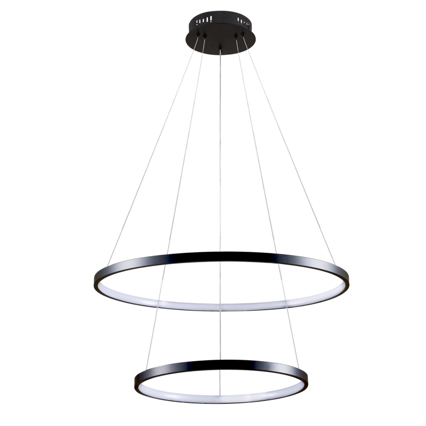 LED Pakabinamas sietynas LEA LED/35W/230V 4000K diametras 60 cm juoda