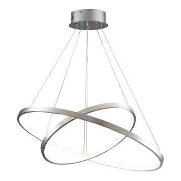 LED Pakabinamas sietynas LEA LED/35W/230V 4000K diametras 60 cm matinis chromas