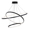 LED Pakabinamas sietynas LEA LED/60W/230V 4000K diametras 80 cm juoda