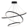 LED Pakabinamas sietynas LEA LED/60W/230V 4000K diametras 80 cm juoda