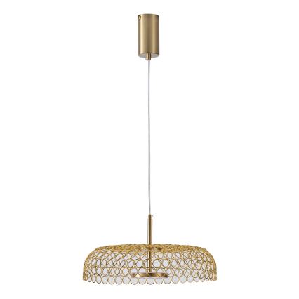 LED Pakabinamas sietynas LED/10W/230V 3000K auksas diametras 35 cm