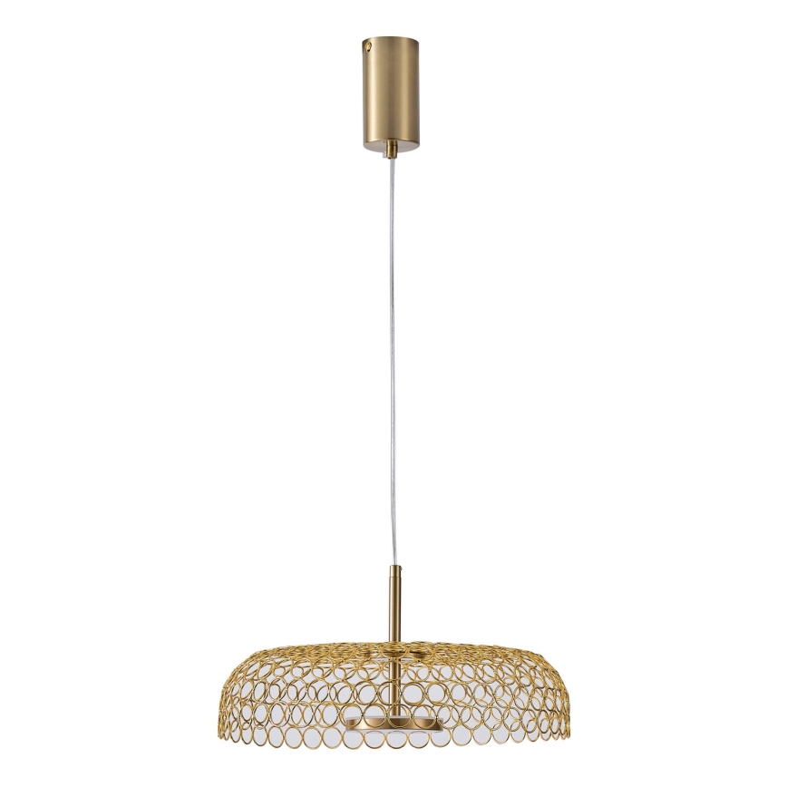 LED Pakabinamas sietynas LED/10W/230V 3000K auksas diametras 35 cm
