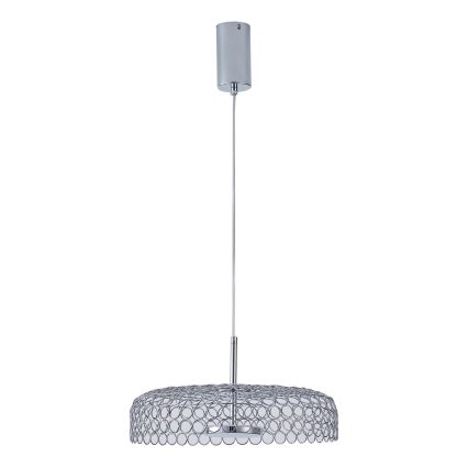 LED Pakabinamas sietynas LED/10W/230V 3000K blizgus chromas diametras 35 cm
