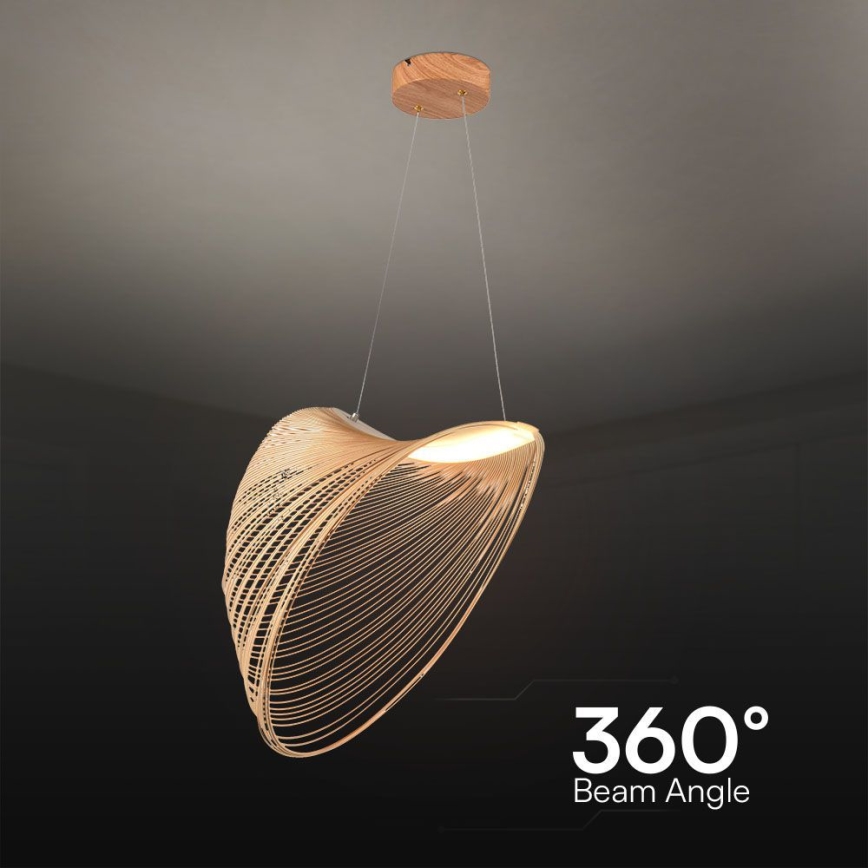 LED Pakabinamas sietynas LED/10W/230V 3000K smėlio spalva