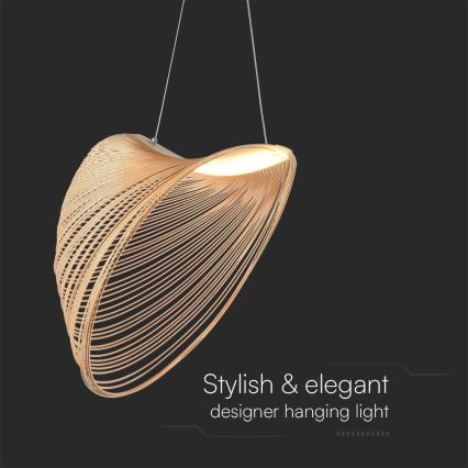 LED Pakabinamas sietynas LED/10W/230V 3000K smėlio spalva