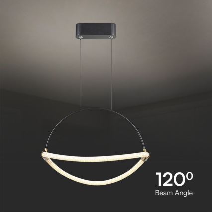 LED Pakabinamas sietynas LED/12W/230V 3000K diametras 40 cm