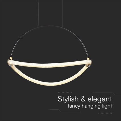 LED Pakabinamas sietynas LED/12W/230V 3000K diametras 40 cm