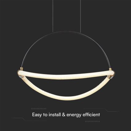LED Pakabinamas sietynas LED/12W/230V 3000K diametras 40 cm