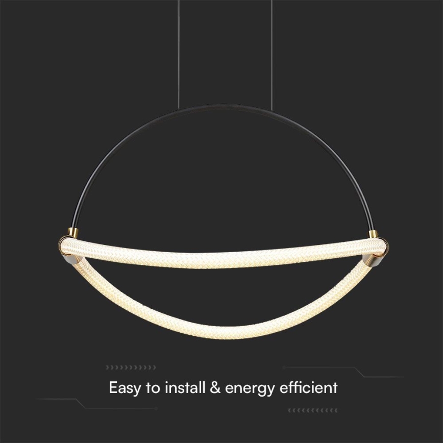 LED Pakabinamas sietynas LED/12W/230V 3000K diametras 40 cm
