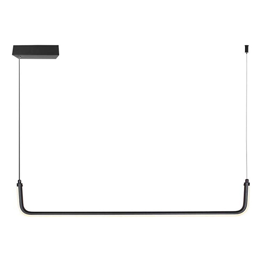 LED Pakabinamas sietynas LED/12W/230V 4000K 90 cm juoda