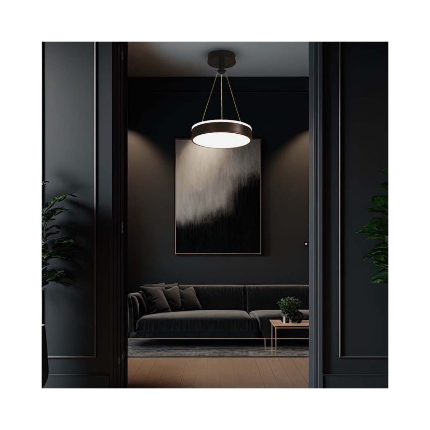 LED Pakabinamas sietynas LED/12W/230V 4000K juoda