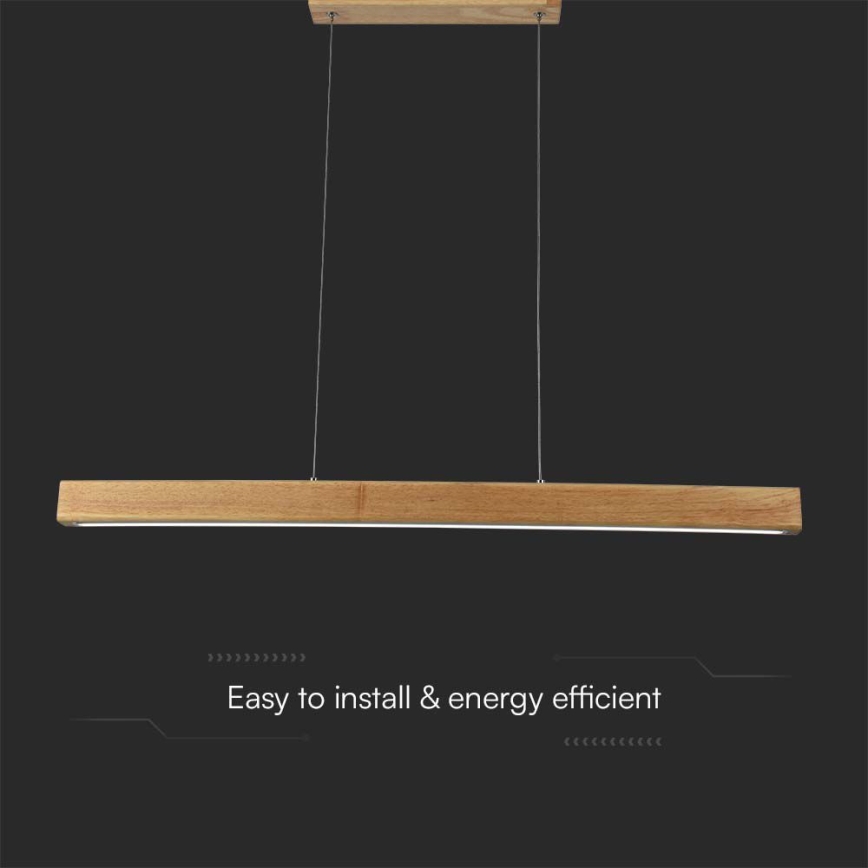 LED Pakabinamas sietynas LED/12W/230V 4000K ruda