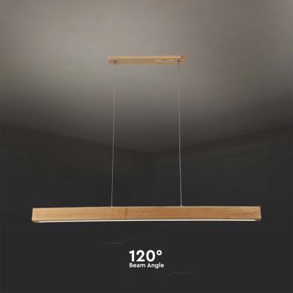 LED Pakabinamas sietynas LED/12W/230V 4000K ruda