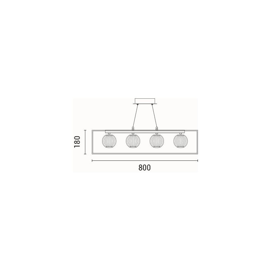 LED Pakabinamas sietynas LED/14W/230V 3000K