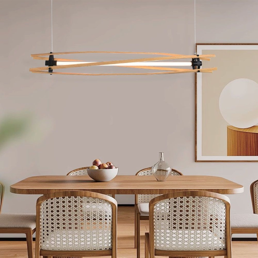 LED Pakabinamas sietynas LED/15W/230V 3000K ruda