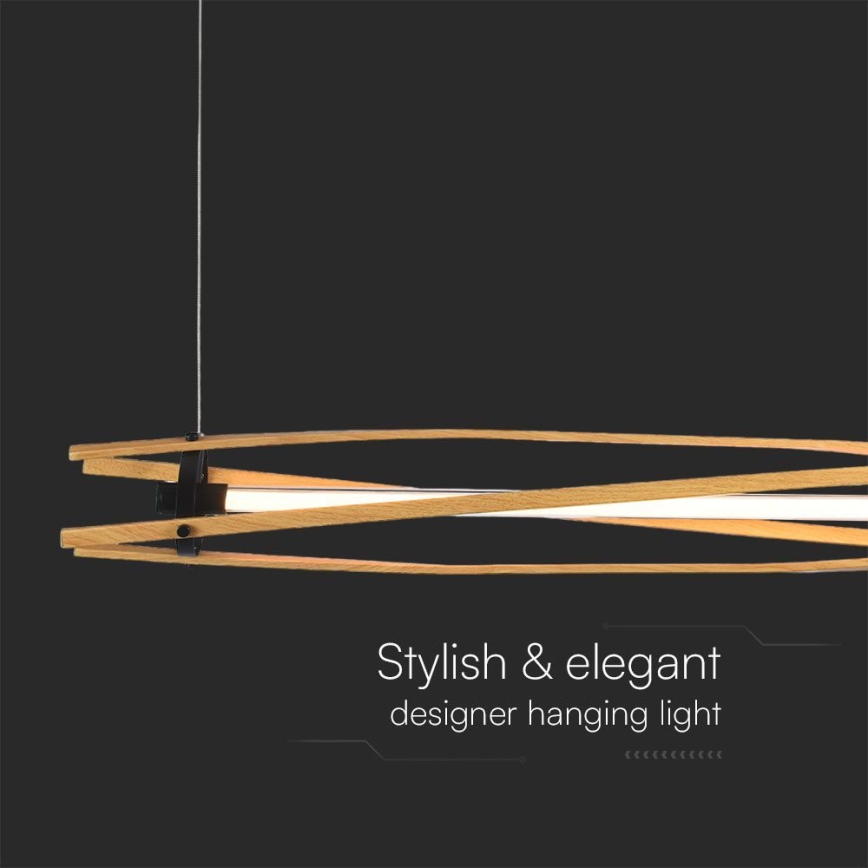 LED Pakabinamas sietynas LED/15W/230V 3000K ruda