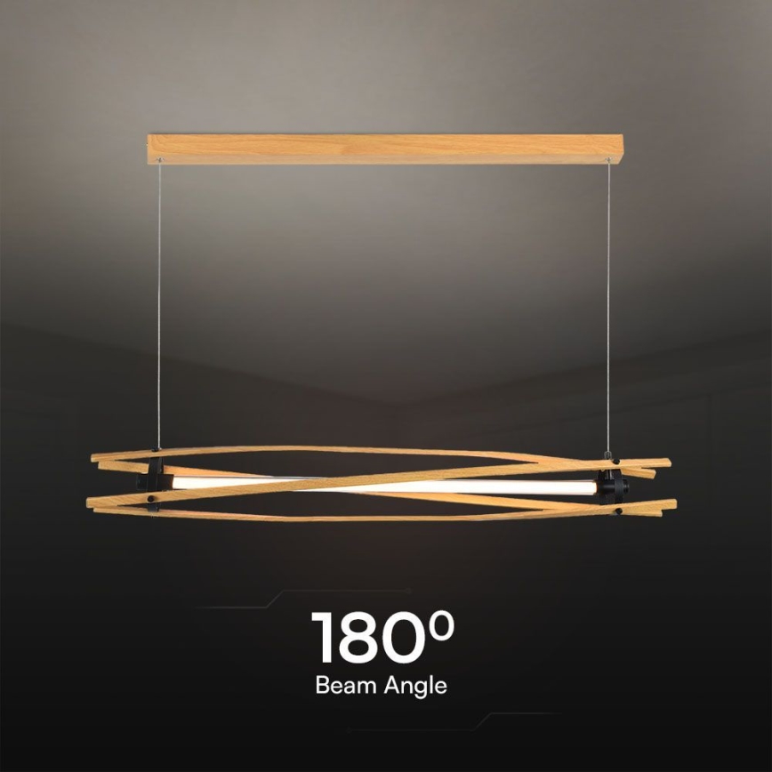 LED Pakabinamas sietynas LED/15W/230V 3000K ruda