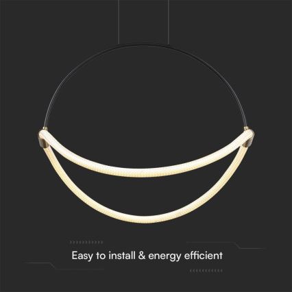 LED Pakabinamas sietynas LED/16W/230V 3000K diametras 50 cm
