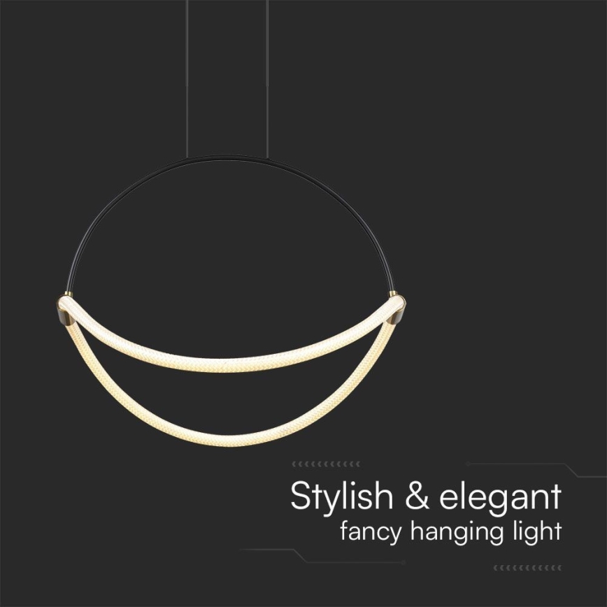 LED Pakabinamas sietynas LED/16W/230V 3000K diametras 50 cm