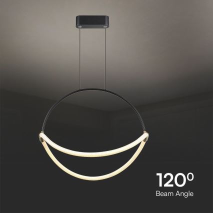 LED Pakabinamas sietynas LED/16W/230V 3000K diametras 50 cm