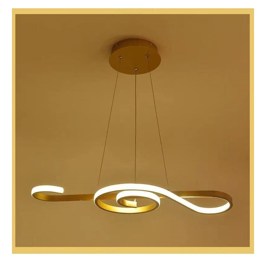 LED Pakabinamas sietynas LED/18W/230V 3000K auksas